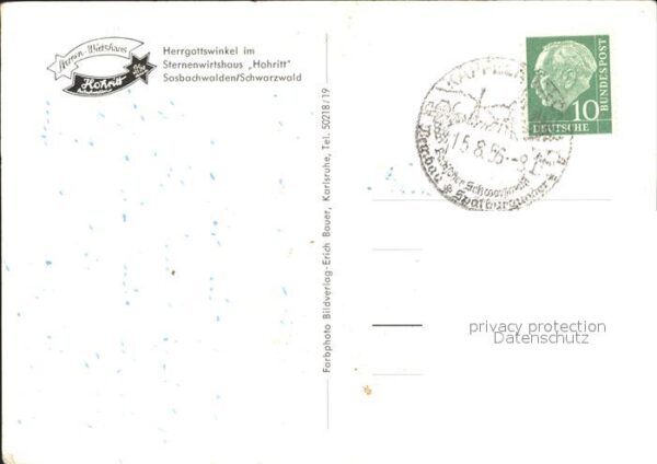 Sasbachwalden Herrgottswinkel Sternenwirtshaus Hochri – Bild 2
