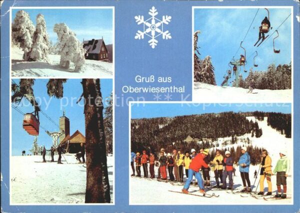 Oberwiesenthal Erzgebirge Skilift Gondelbahn