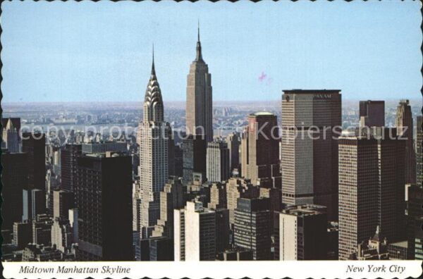New York City Midtown Manhattan Skyline