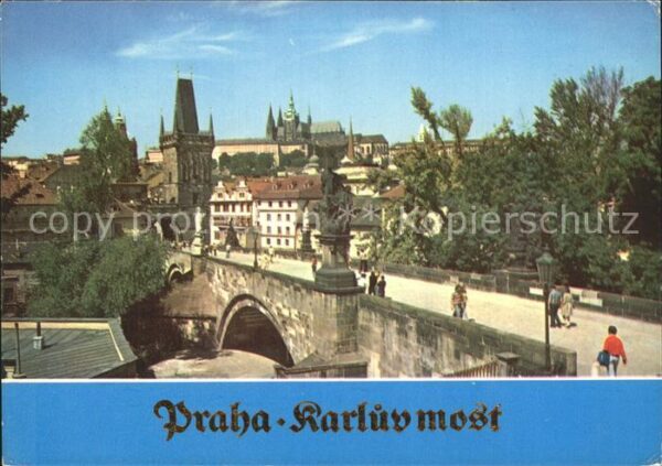 Praha Prahy Prague Karlsbrücke