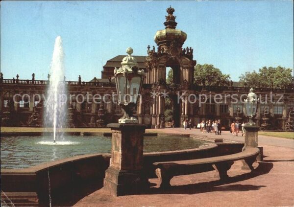 Dresden Zwingerhof Kronentor