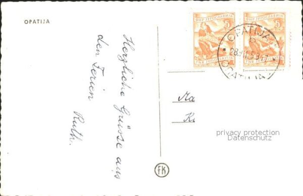 Opatija Abbazia Strandpartie – Bild 2