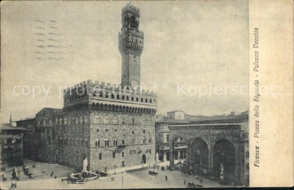 Firenze Florenz Piazza della Signoria Palazzo Vecchia