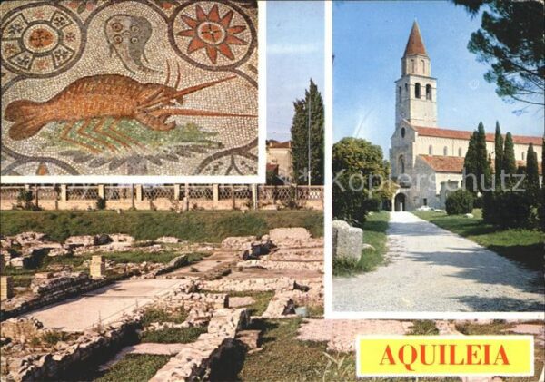 Aquileia Aquileja Mosaico L_Aragosta