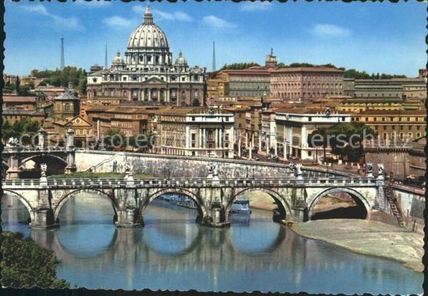 Roma Rom Ponte S. Angelo Basilica S. Pietro