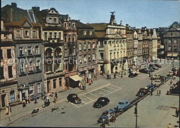 Poznan Posen Fragment Starego Rynku