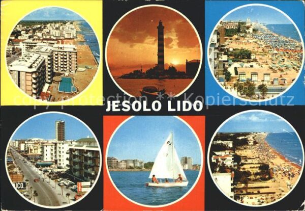 Jesolo Lido Strände und Strasse