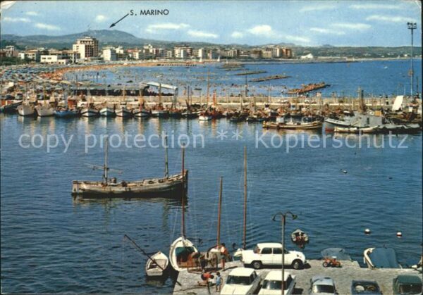 Cattolica Rimini Hafen Basin Strand