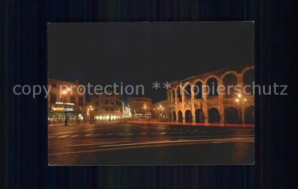 Verona Veneto Piazza Bra Notturne