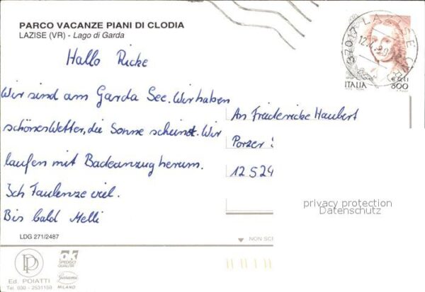Lazise Lago di Garda Parco Vacanze Piani di Clodia – Bild 2