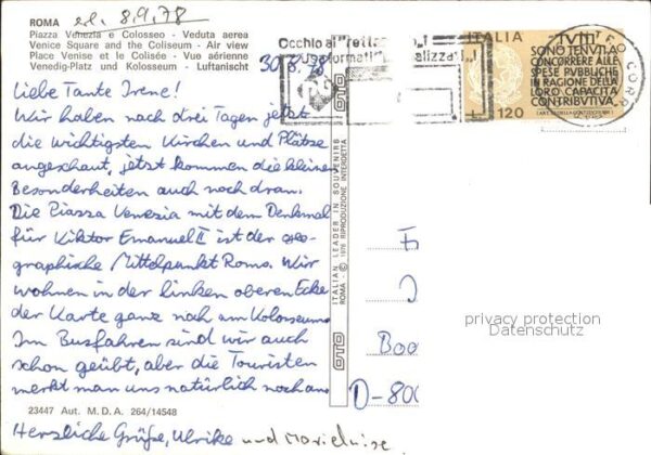 Roma Rom Fliegeraufnahme Piazza Venezia – Bild 2