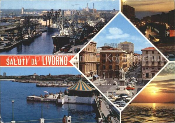 Livorno Hafen Strassenpartie