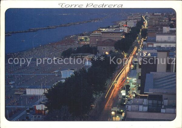 Torre Pedrera Strand am Abend