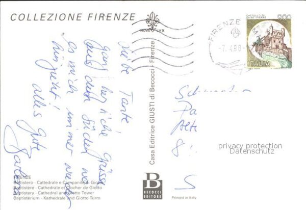 Firenze Florenz Kathedrale und Giotto Turm – Bild 2