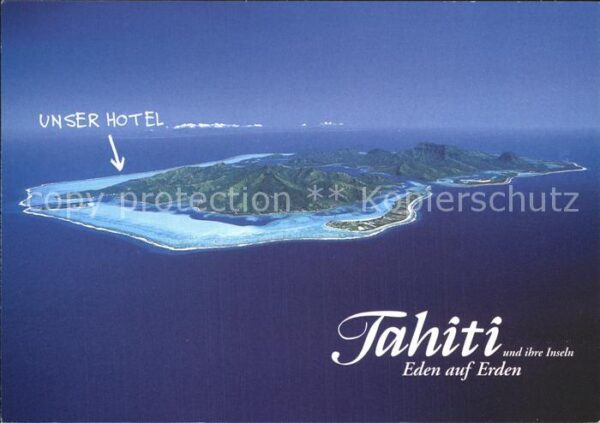 Tahiti Polynesien Fliegeraufnahme