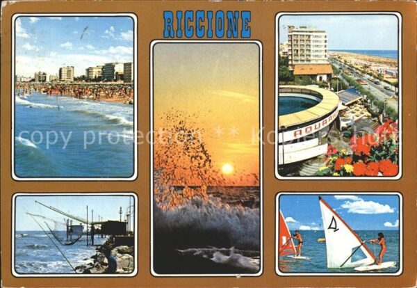 Riccione Strand Hotel Aquarium Fischernetze Bran