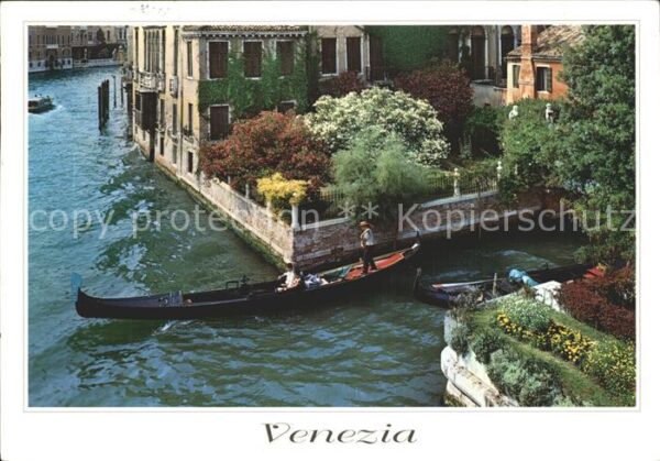 Venezia Venedig Canal Grande Gondola