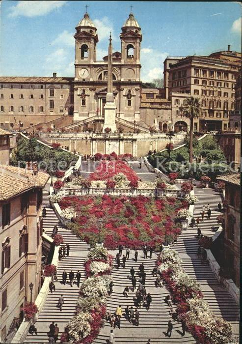 Roma Rom Piazza di Spagna e Trinita dei Monti Sp