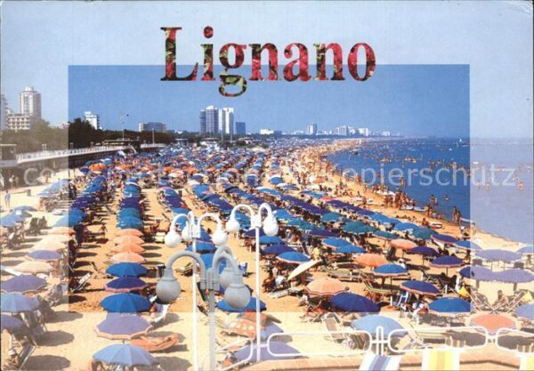 Lignano Spiaggia Strand