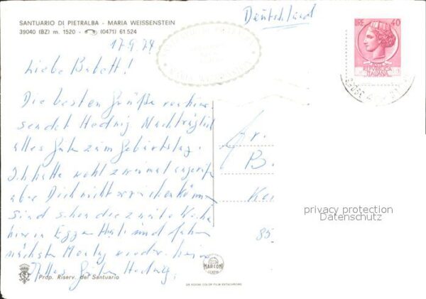 Maria Weissenstein Santuario di Pietralba Kloster – Bild 2