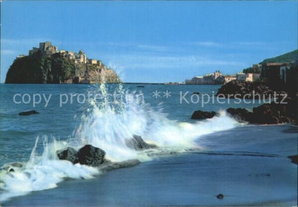 Ischia Castello Aragonese da Punta Mulino Schl