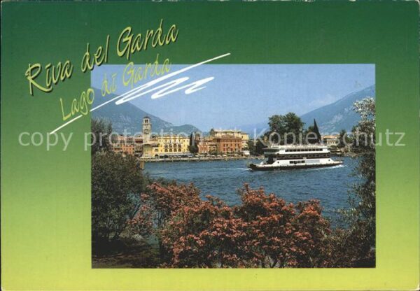 Riva del Garda Scorcio panoramico Uferpartie am Gardas