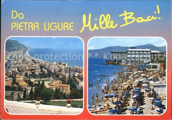 Pietra Ligure Panorama Strand