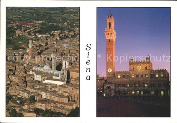 Siena Palazzo Comunale e Torre del Mangia