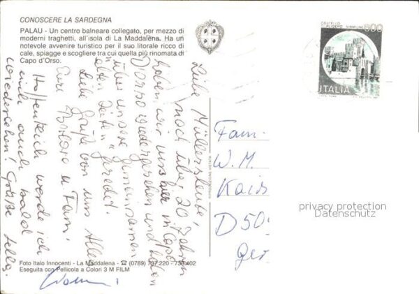 Palau Sardegna Hafen Segelschiffe Küste – Bild 2