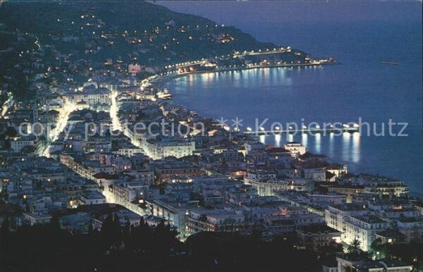 ALASSIO Savona Liguria IT Notturno Riviera dei Fiori