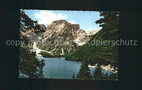 Prags Pragser Wildsee Lago di Braies Croda de