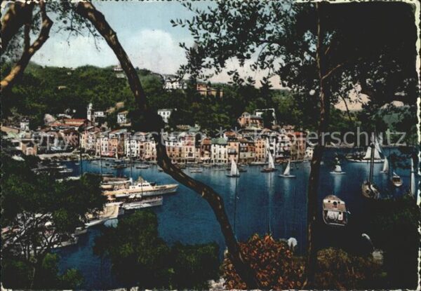 Portofino Liguria Panorama Hafen