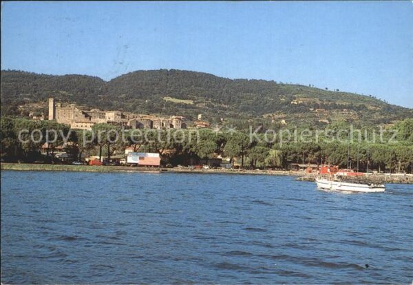 Bolsena Panorama Ansicht vom Meer aus