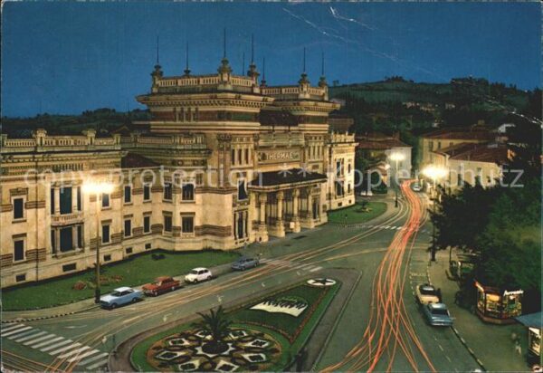 Salsomaggiore Terme Berzieri notturno Thermen Nachtau