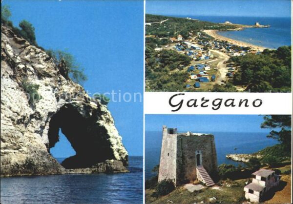 Gargano Aspetti pittoreschi Spiaggia
