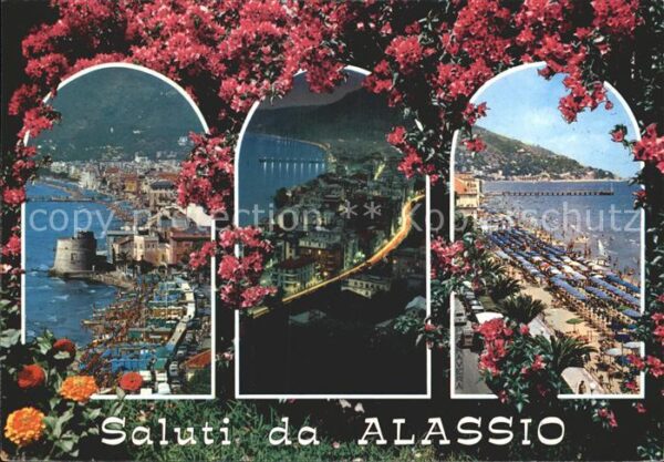 ALASSIO Savona Liguria IT Scorcio panoramico Rosenhecke