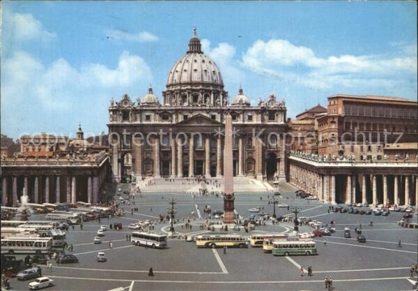 Vatikanstadt Citta del Vaticano Piazza e Basilica di
