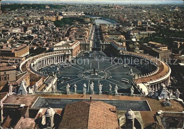 Vatikanstadt Citta del Vaticano Piazza San Pietro da