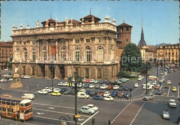 Torino Piazza Castello Palazzo Madama e Mole A