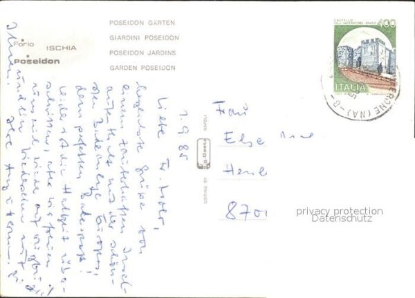 Forio d Ischia Giardini Poseidon Gärten Swimming Pool – Bild 2