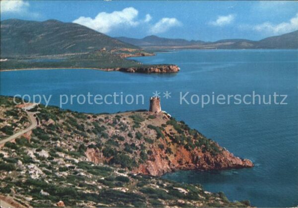 Alghero Porto Conte Torre del Saraceno Hafen Tu