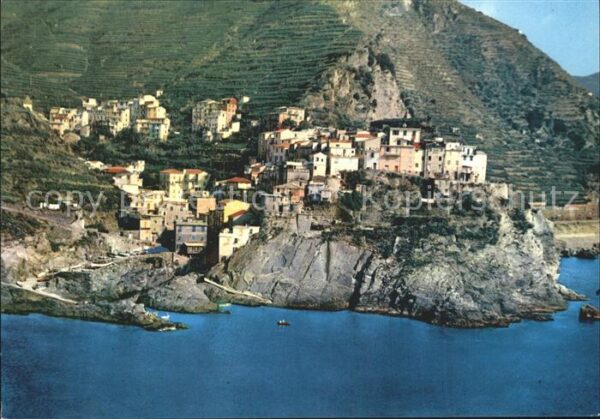 Manarola Cinque Terre dall aereo
