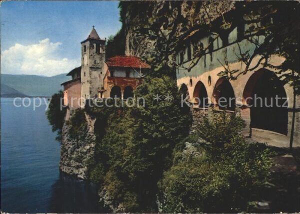 Leggiuno Santa Caterina del Sasso Kloster Lago M