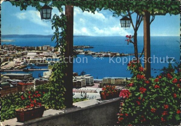 Trieste Panorama Hafen