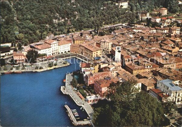 Riva del Garda Porto veduta aerea Hafen Gardasee Flieg