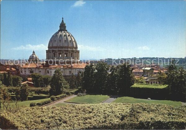 Roma Rom Citta del Vaticano Giardini Cupola di B