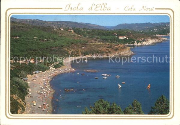 Cala Norsi Panorama Strand Küste