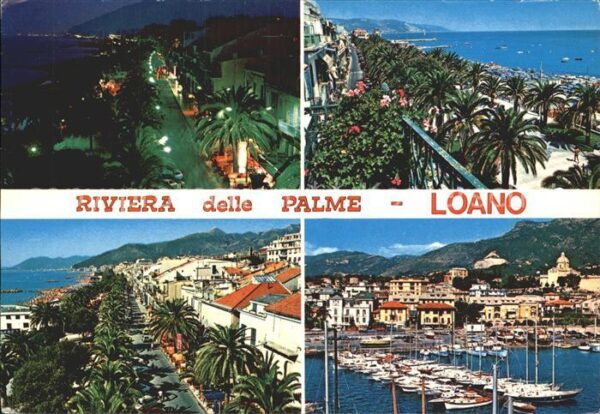 Loano Riviera delle Palme Nachtaufnahme Stran
