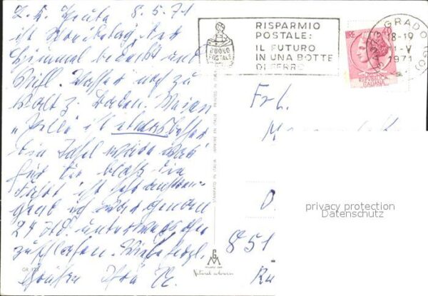 Grado Gorizia Hafen Fähre Strand Kirche Strassenparti – Bild 2