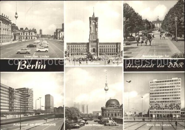 Berlin Unter den Linden Rathaus Brandenburger